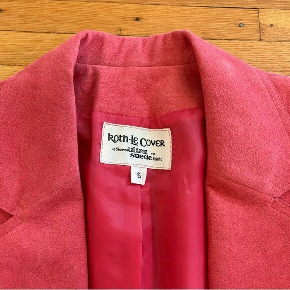 Vintage Roth Le Cover pink suede blazer/jacket - Picture 5 of 6